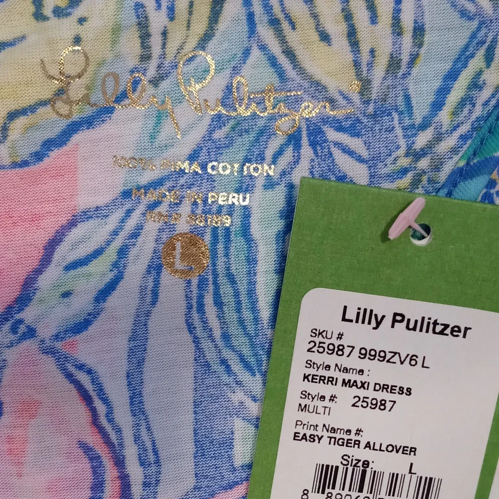 🔴SOLD🔴🆕️ 🐅HTF Lilly Pulitzer🐅 - Kerri Maxi Dress - Picture 3 of 13